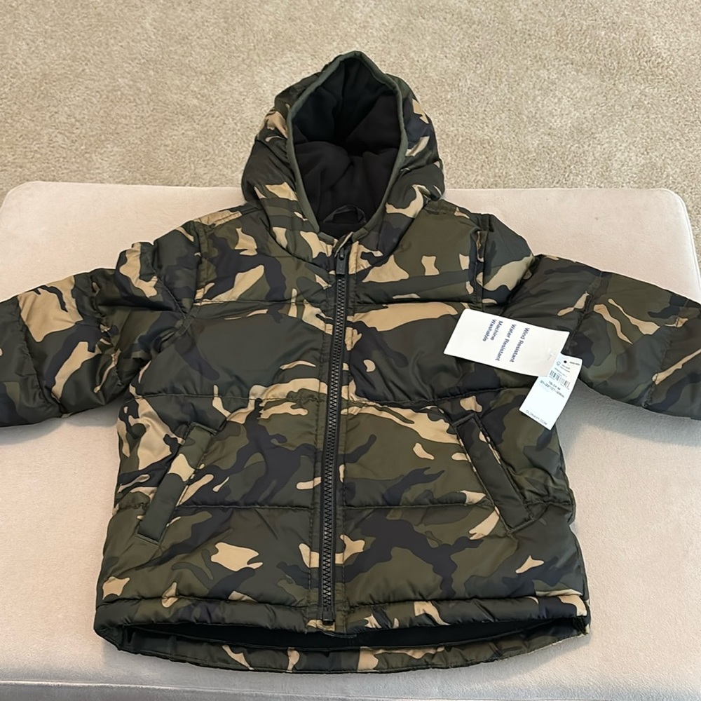 NWT Old Navy Camo Print Coat